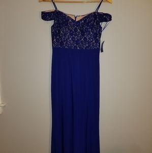 Navy Blue Prom Dress